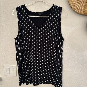 J. Jill Wearever Collection sleeveless layered top‎ size Large